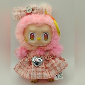 Labubu Miu Miu Vibes Pink Dress with Headbow*LABUBU NOT INCLUDED*